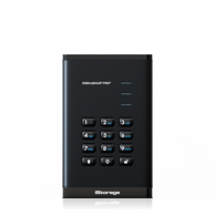 ISTORAGE Vanjski SSD diskAshur PRO3, 4 TB, 2.5", USB-A / USB-C, crna